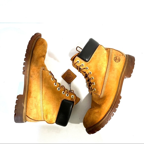 Timberland 6-Inch Premium Waterproof Suede Leather Tan Hiking Boot - Size 10.5 - Picture 11 of 16